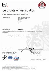 ISO-9001:2015 Quality Certificate